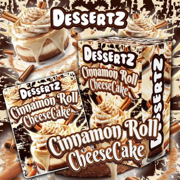 DESSERTZ CINNAMON ROLL CHEESECAKE